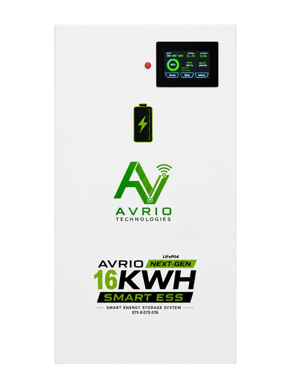Avrio NextGen 16KWh Smart ESS LiFePO4 battery system